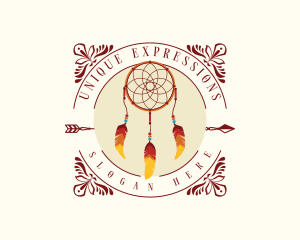 Tribal Dreamcatcher Handicraft logo design