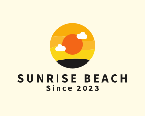 Round Sunrise Travel  logo design