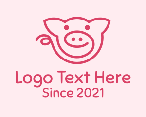 Pink Piggy Doodle logo