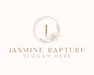 Floral Elegant Wedding Event logo design