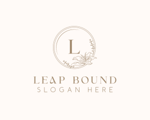 Floral Elegant Wedding Event logo design