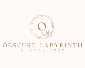 Floral Elegant Wedding Event logo design