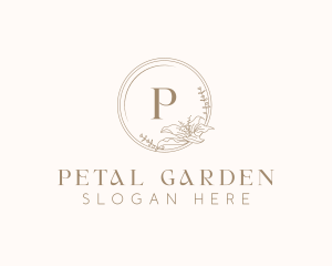 Floral Elegant Wedding Event logo design