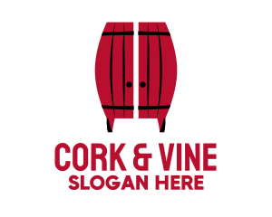 Red Barrel Cabinet logo design