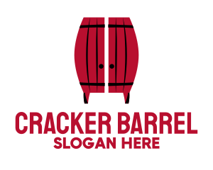 Red Barrel Cabinet logo design