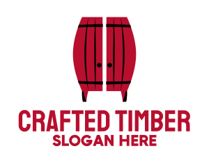 Red Barrel Cabinet logo design