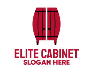 Red Barrel Cabinet logo design