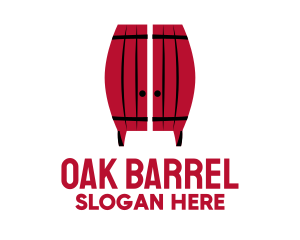 Red Barrel Cabinet logo design