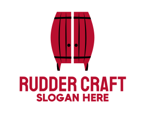 Red Barrel Cabinet logo design