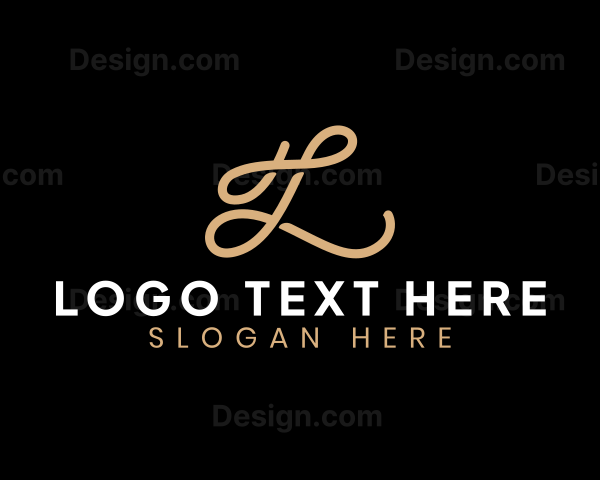 Elegant Stylish Simple Letter L Logo