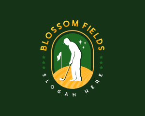 Sports Field Golfer logo design