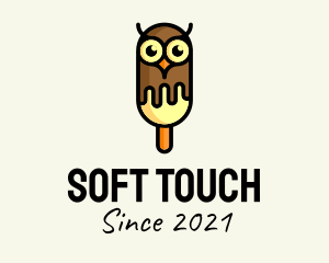 Cold Owl Popsicle logo design