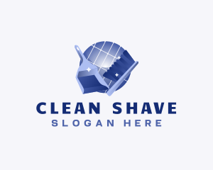 Brush Dust Pan Cleaning logo design