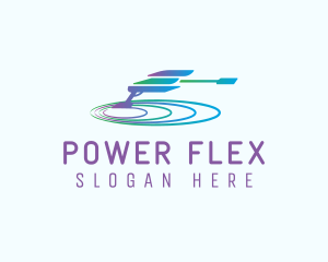 Power Washer Hose logo design