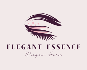 Aesthetic Cosmetics Eyelash logo design