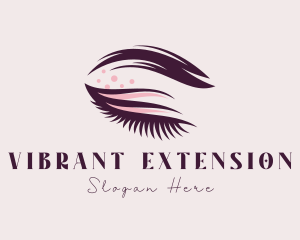 Aesthetic Cosmetics Eyelash logo design