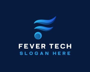 Wave Tech Finance logo design