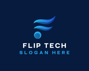 Wave Tech Finance logo design