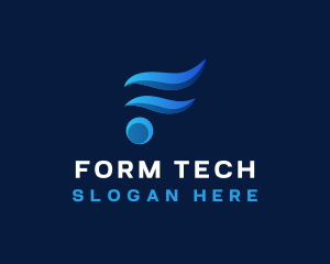 Wave Tech Finance logo design