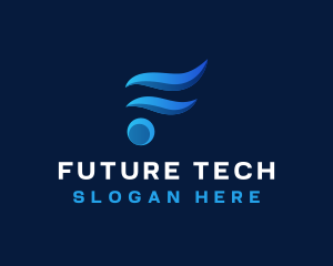 Wave Tech Finance logo design