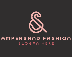 Modern Ampersand Company logo design