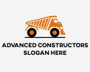 Transport Dump Truck  logo design