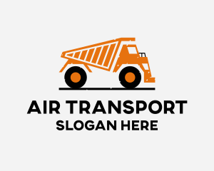 Transport Dump Truck  logo design