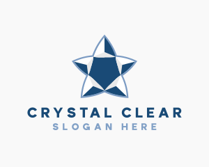 Crystal Blue Star logo design