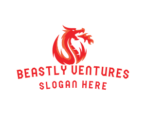 Dragon Beast Mythology logo design