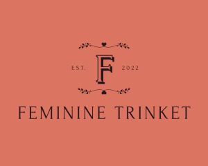 Feminine Business Boutique logo design