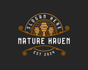 Natural Honey Apothecary logo design