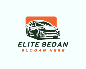 Car Sedan Automobile logo