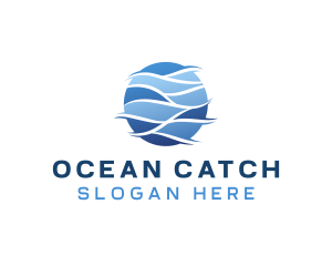 Sea Ocean Wave logo design