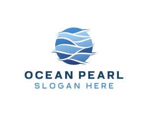 Sea Ocean Wave logo design