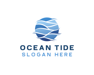 Sea Ocean Wave logo design