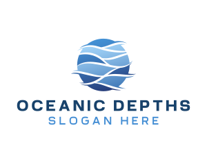 Sea Ocean Wave logo design