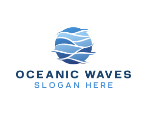 Sea Ocean Wave logo design