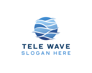 Sea Ocean Wave logo design