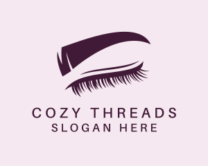 Pretty Eyelash Eyebrow  logo design