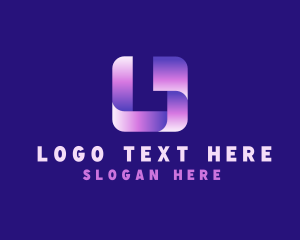 3d - 3D Gradient Letter L logo design