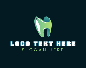 Shiny Sparkling Tooth logo