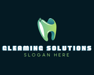 Shiny Sparkling Tooth logo