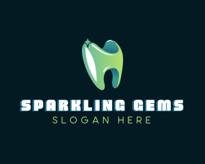Shiny Sparkling Tooth logo