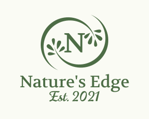 Natural Wellness Leaves  logo design