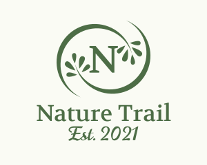 Natural Wellness Leaves  logo design