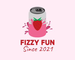 Strawberry Soda Can  logo