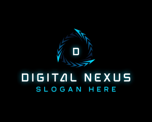 Digital Arrow Tech logo design