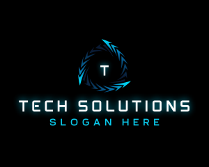 Digital Arrow Tech logo design