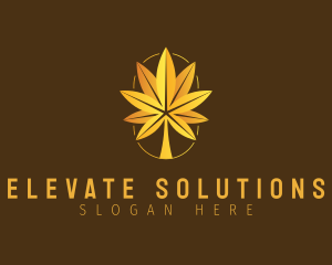 Cannabis Autumn Leaf logo