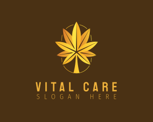 Cannabis Autumn Leaf logo